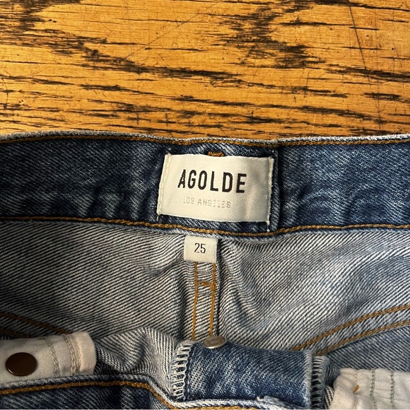 Agolde Parker jean shorts size 25 - Picture 5 of 9